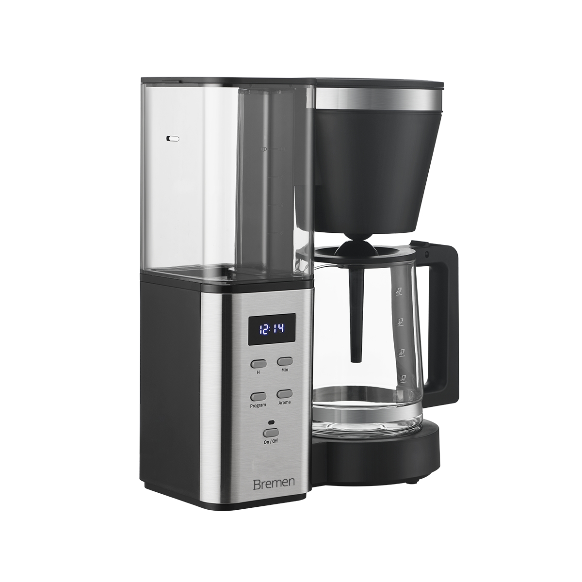Cafetera 10 Tazas Color Negro Bremen - Miniatura 3