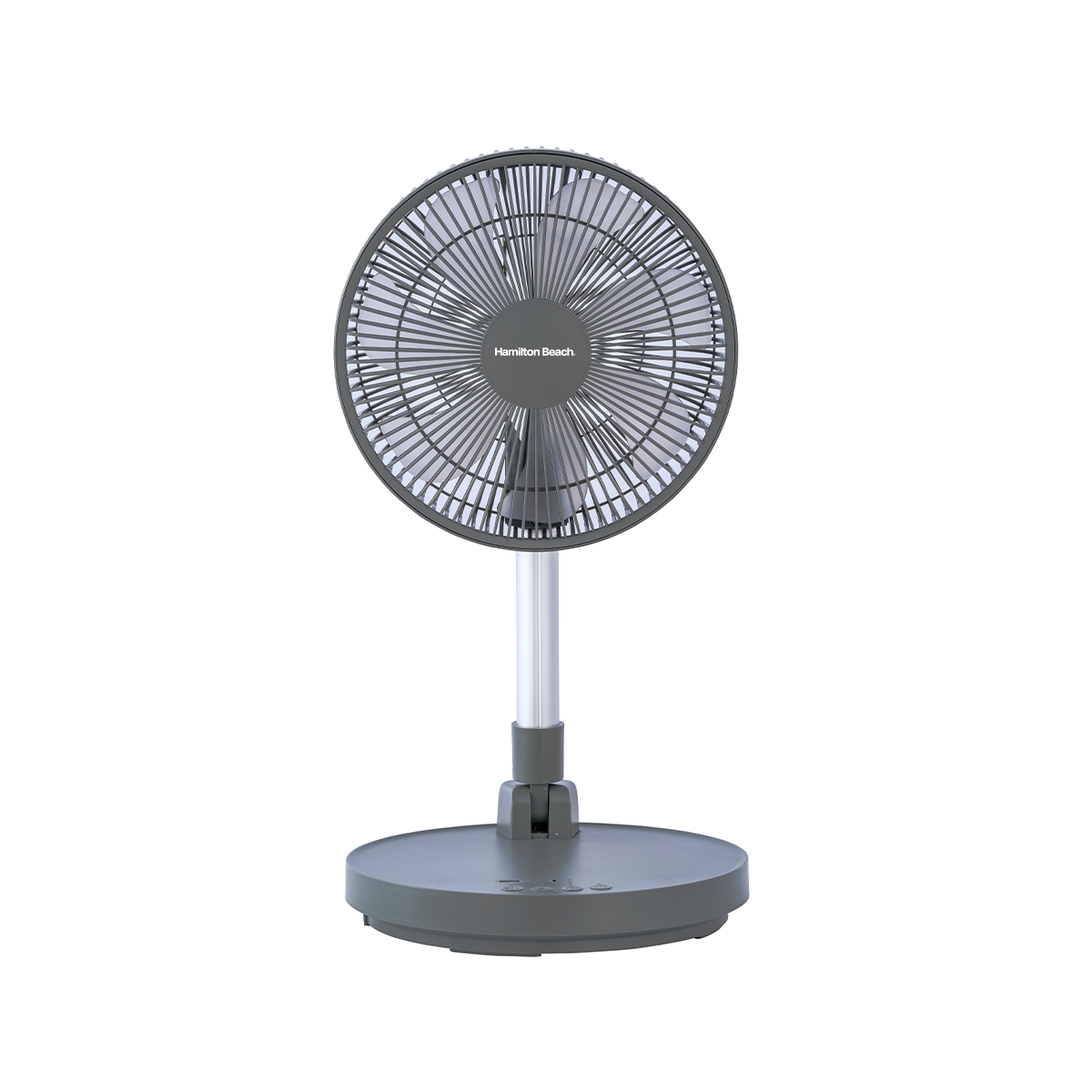 Ventilador De Pedestal Recargable 10 Pulgadas Gris Hamilton Beach