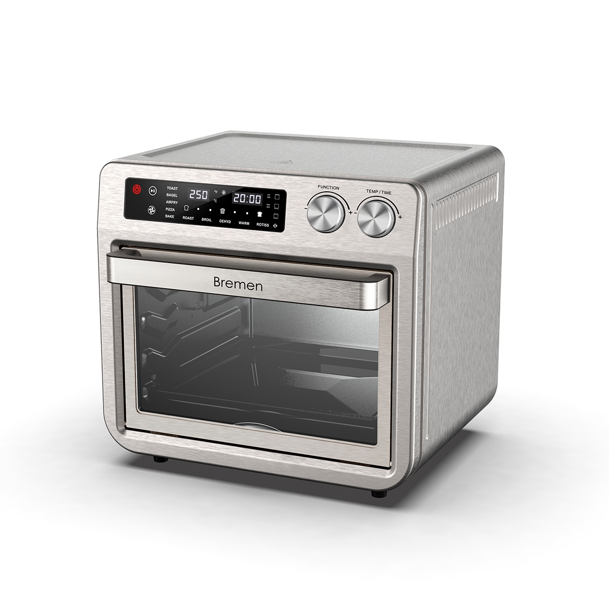 Horno Digital Freidora De Aire 25 Litros Acero Inoxidable Bremen - Miniatura 2