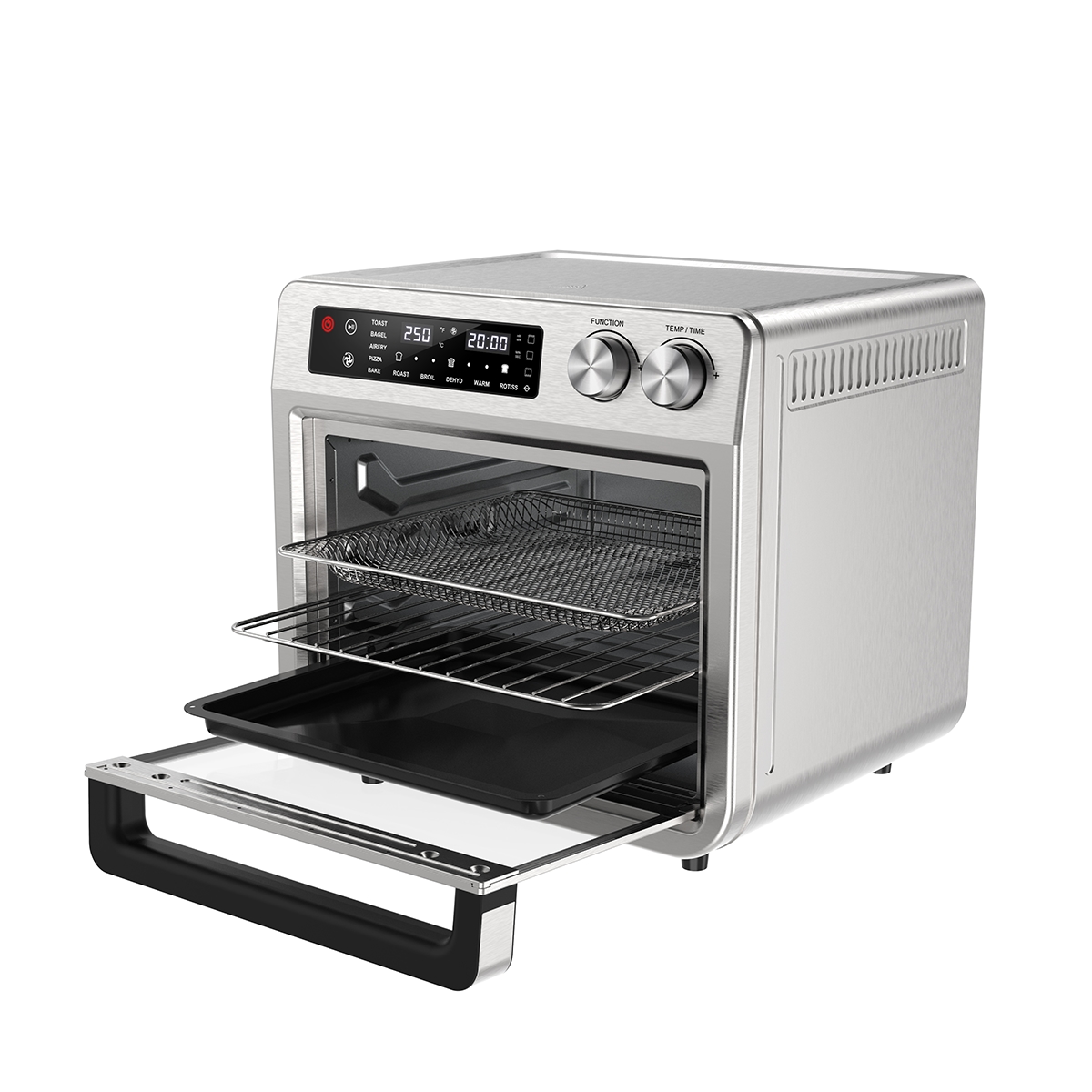 Horno Digital Freidora De Aire 25 Litros Acero Inoxidable Bremen - Miniatura 3