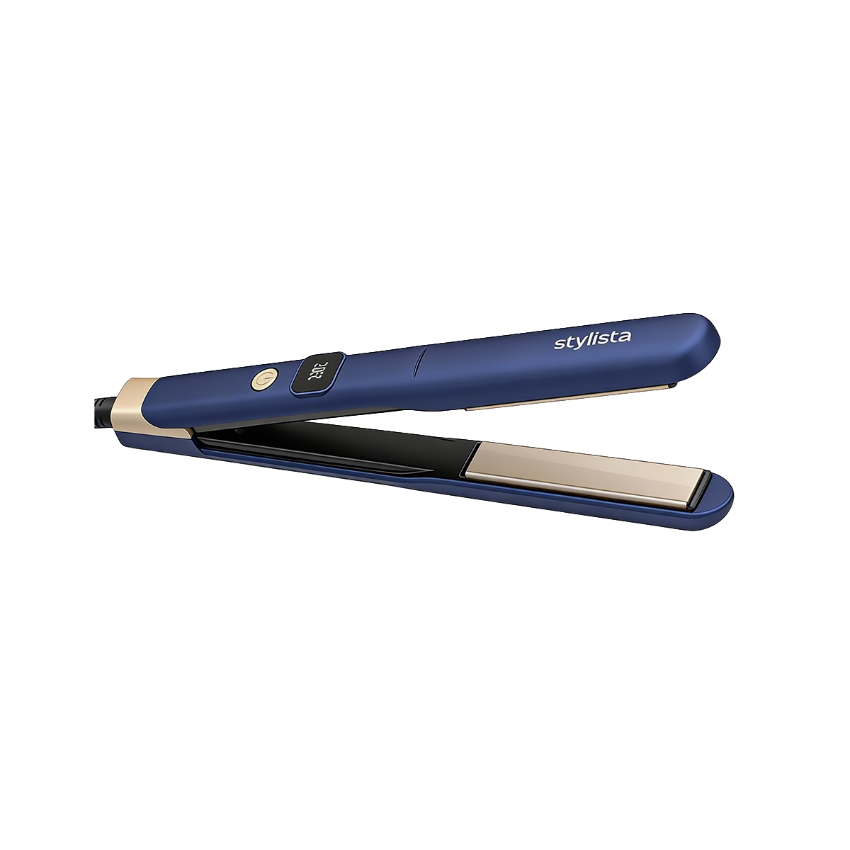 Plancha Alisadora de Cabello de Cerámica Color Azul Stylista - Miniatura 2
