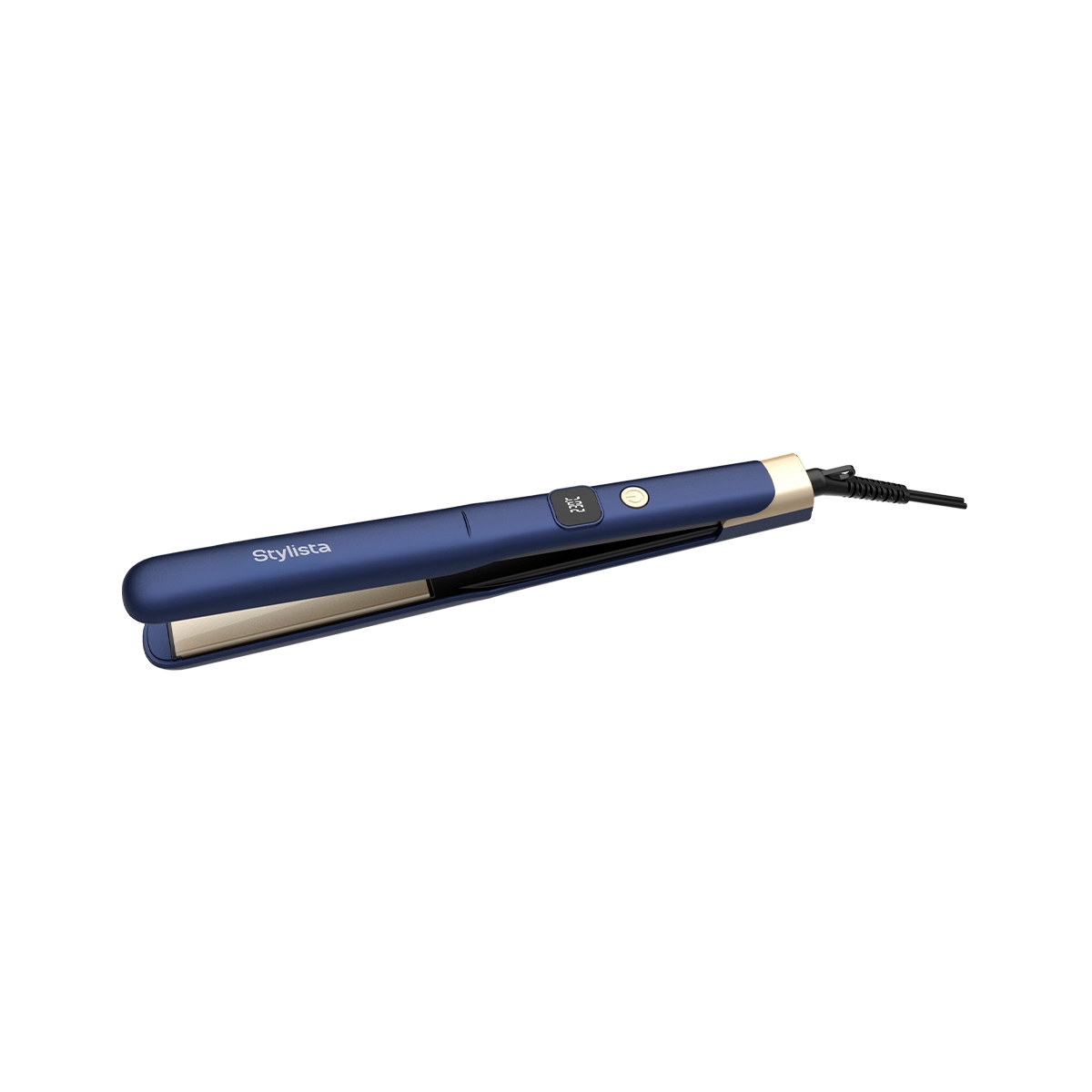 Plancha Alisadora de Cabello de Cerámica Color Azul Stylista - Miniatura 3