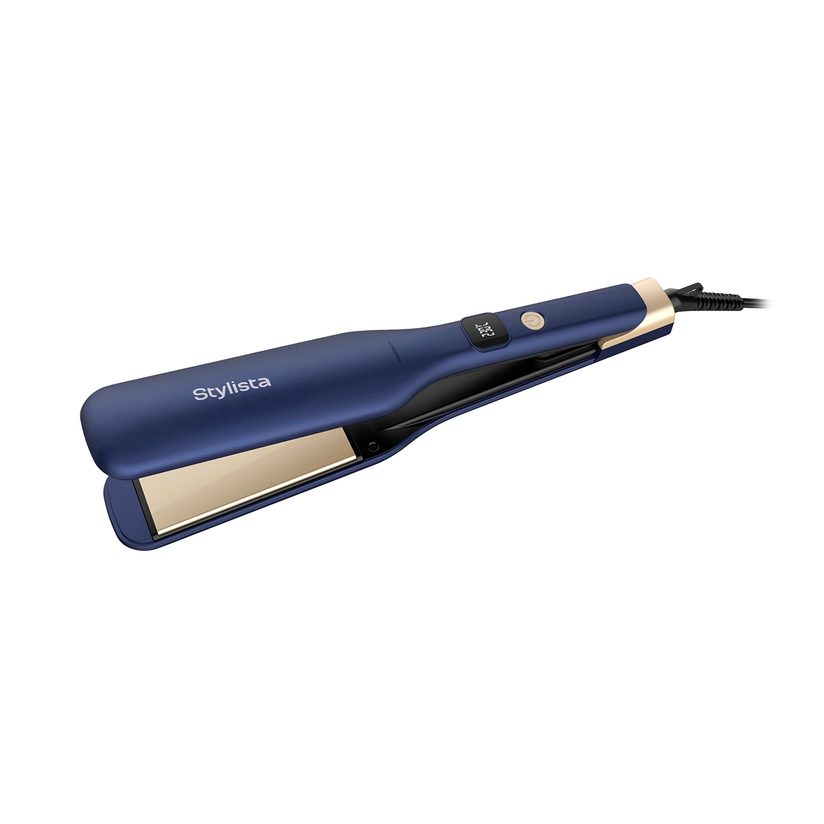 Plancha Alisadora de Cabello Color Azul Stylista - Miniatura 2