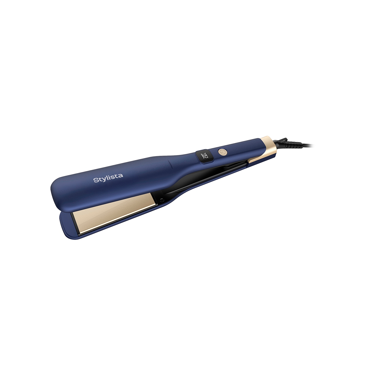 Plancha Alisadora de Cabello Color Azul Stylista - Miniatura 3