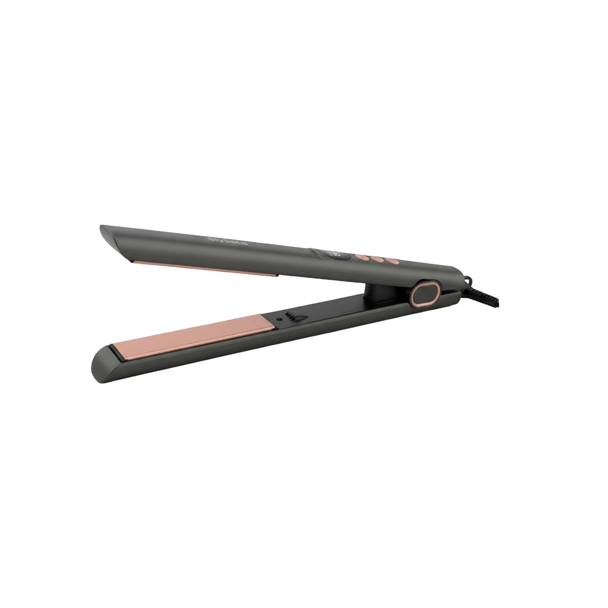 Plancha Alisadora de Cabello Color Gris Stylista - Miniatura 3