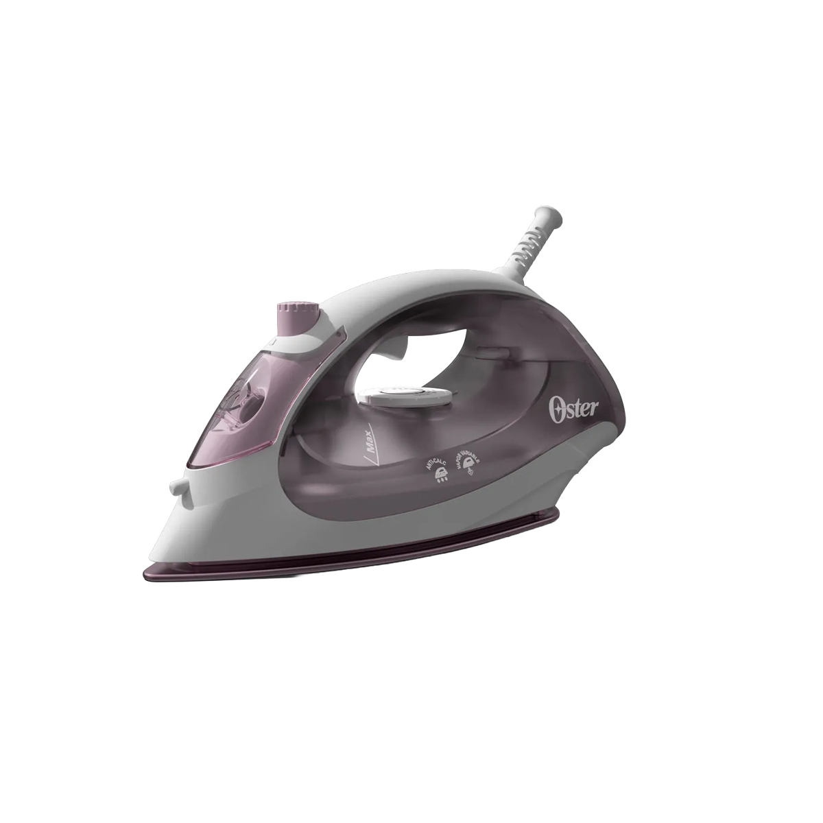 Plancha A Vapor Con Suela Antiadherente Color Morado Claro Oster