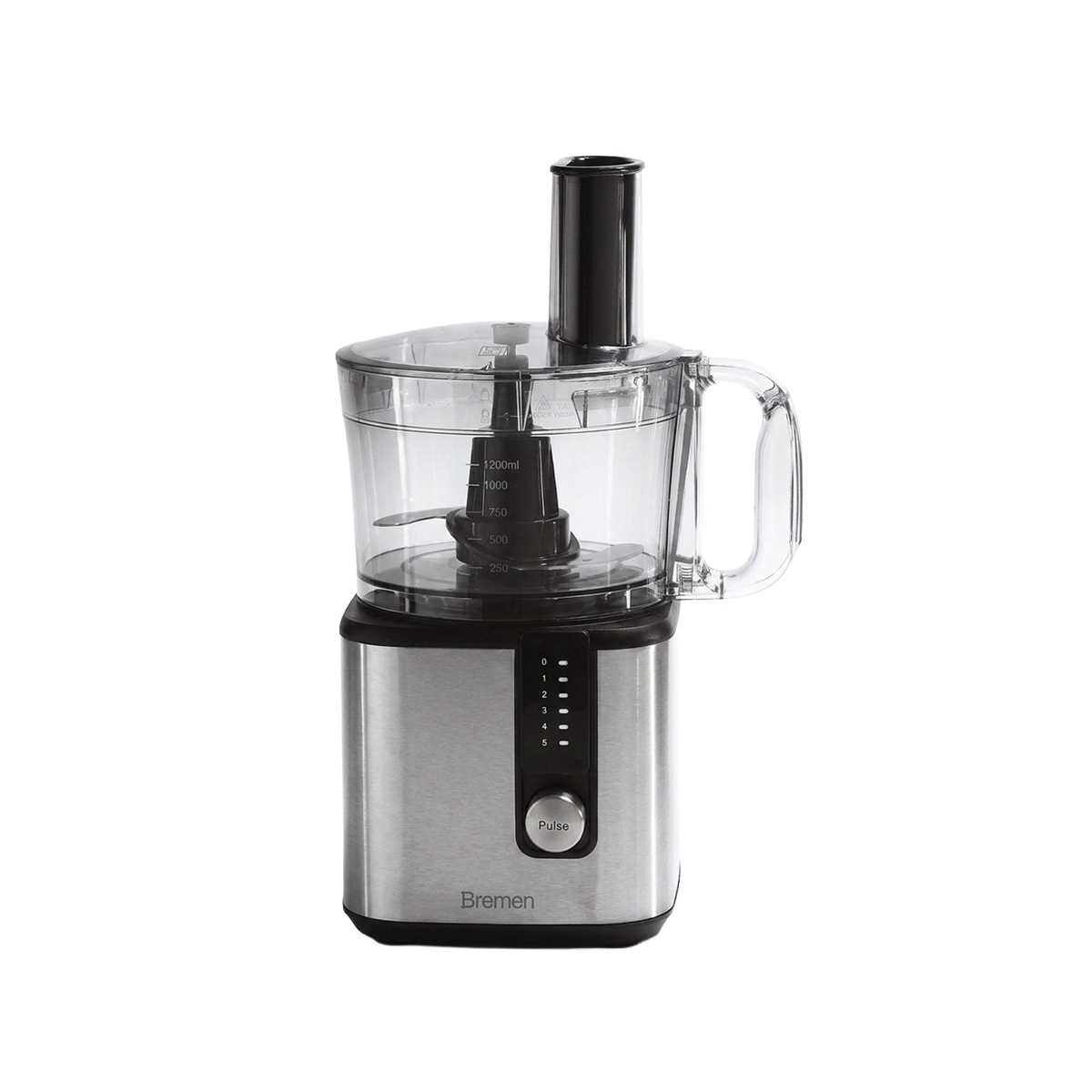 Procesador De Alimentos 8 Tazas Acero Inoxidable Bremen