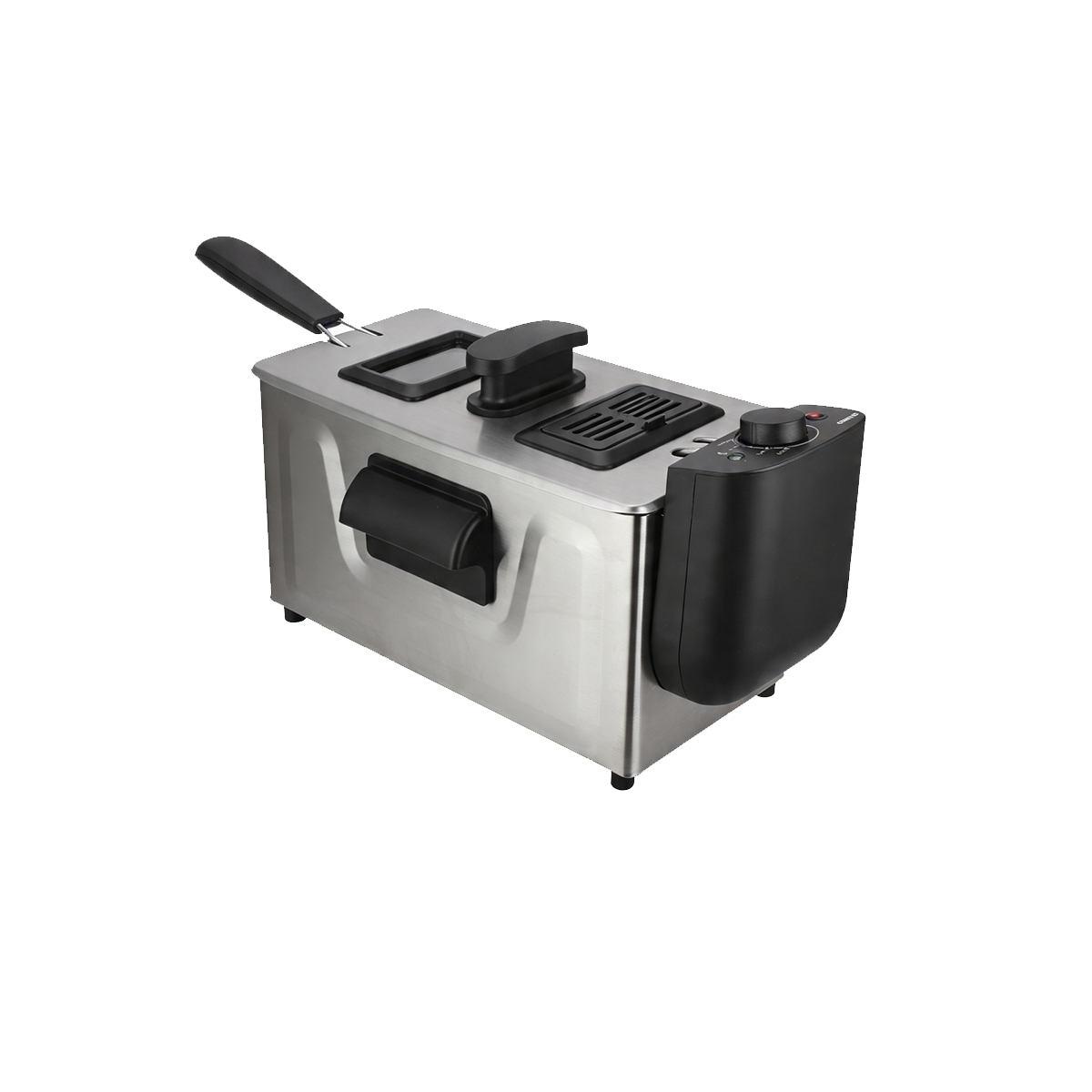 Freidora de Aceite 3 Litros Color Plata Daewoo - Miniatura 2