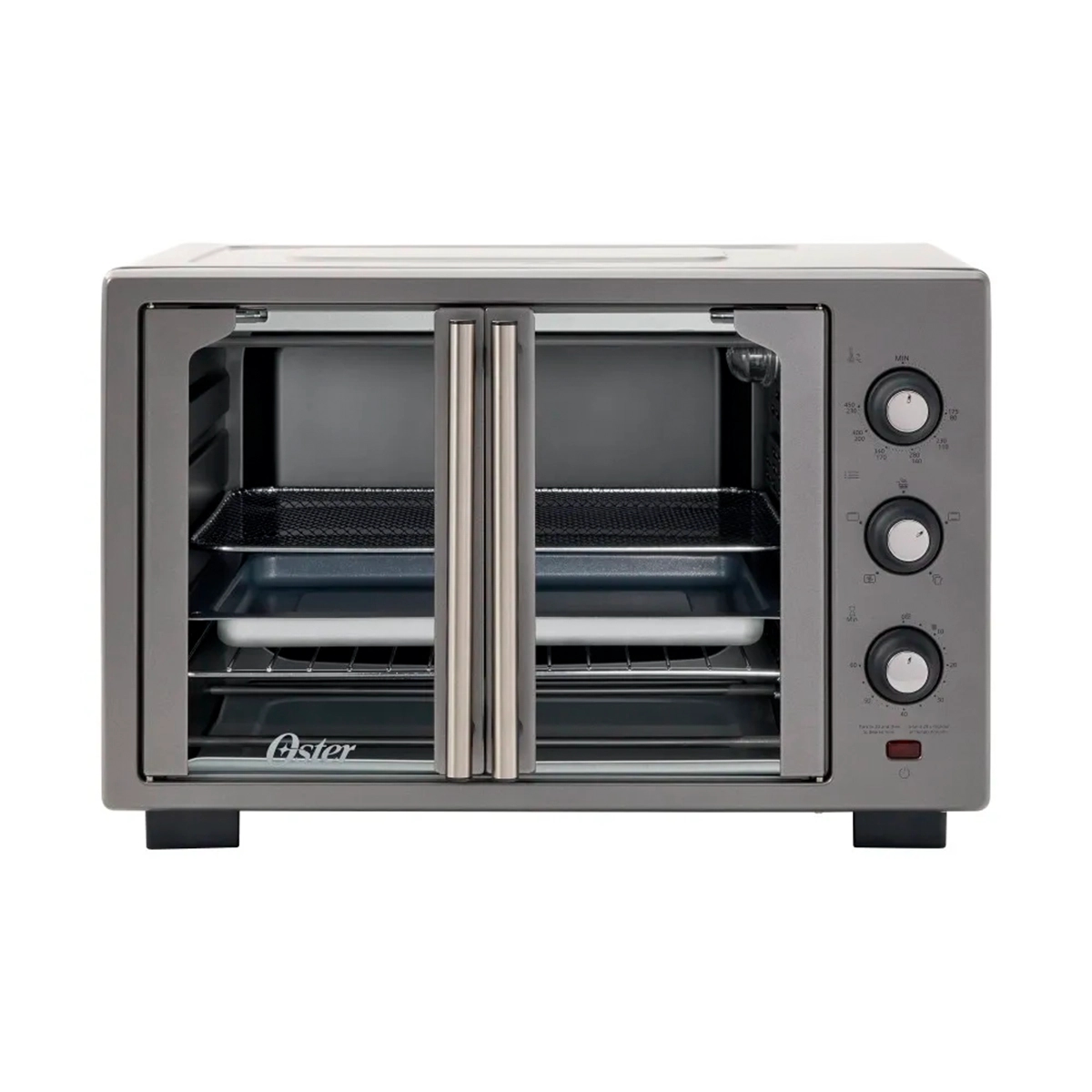 Horno Tostador Freidora De Aire 35 Litros Acero Inoxidable Oster