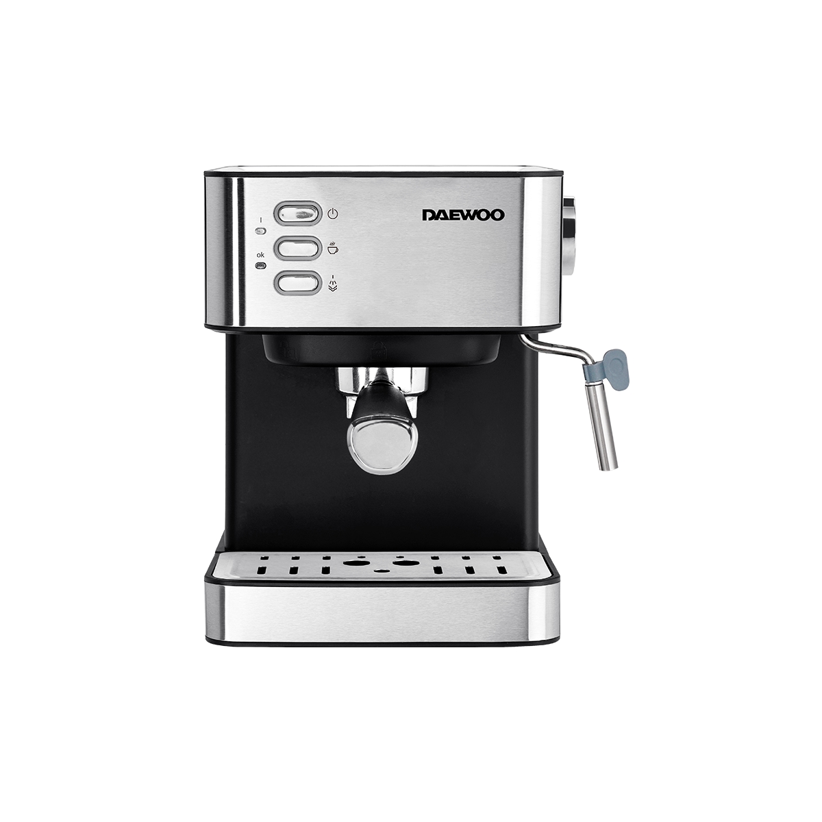 Cafetera Espresso Programable 15 Bares Acero Inoxidable Daewoo