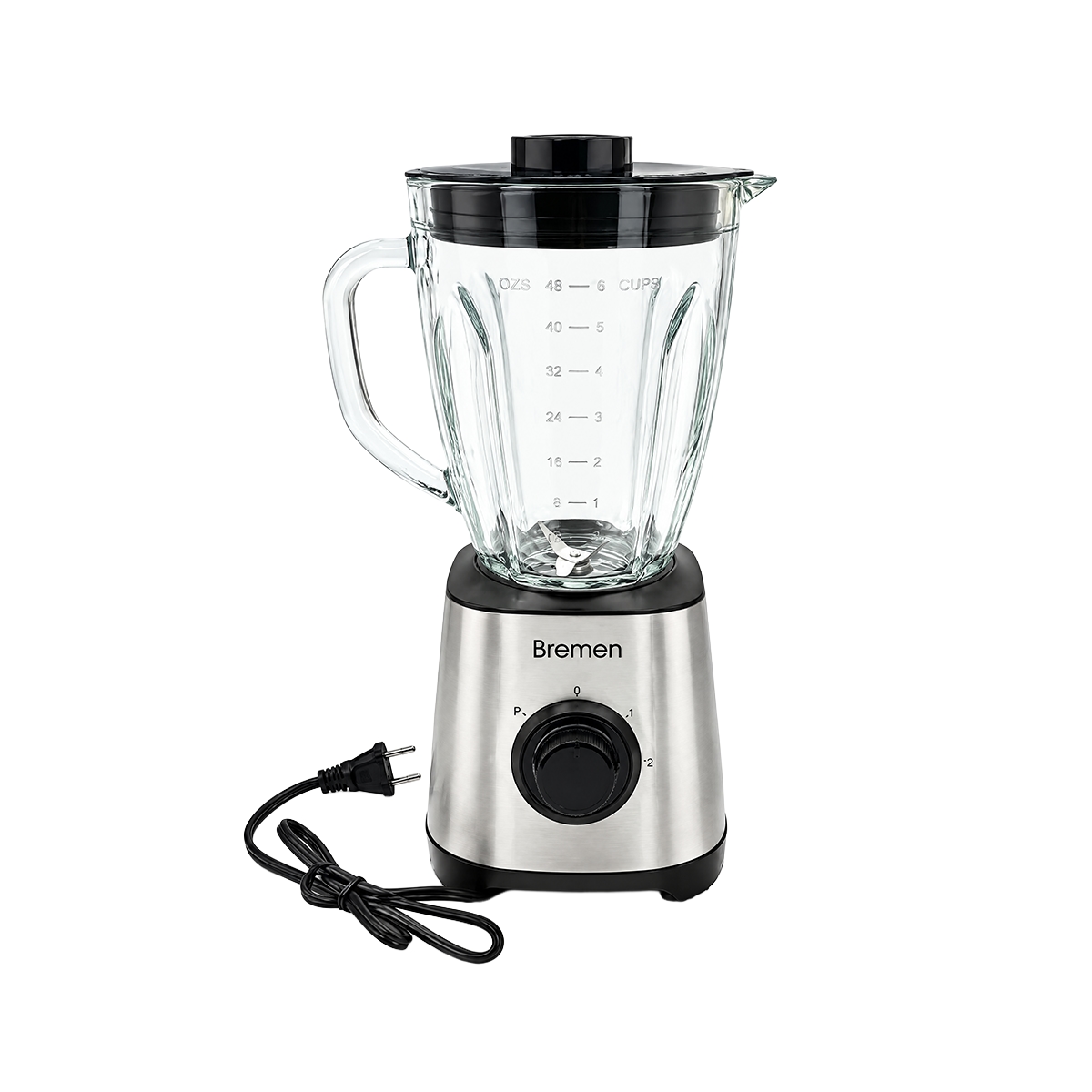 Licuadora De 1.5 Lt Y 3 Velocidades En Acero Inoxidable Bremen