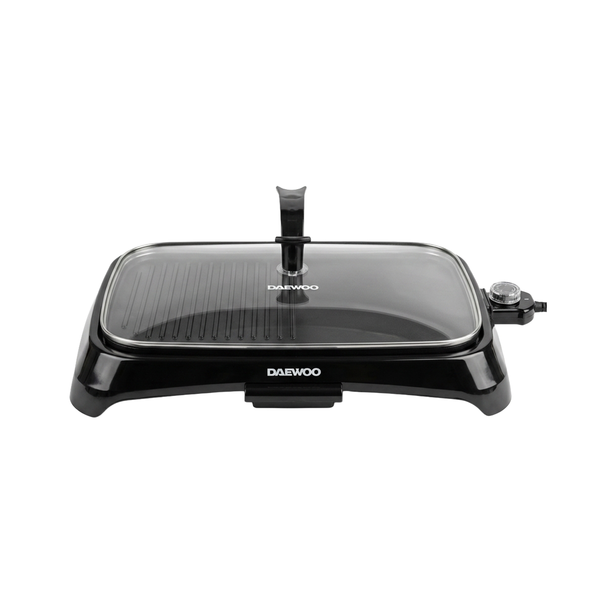 Parrilla Eléctrica Con Tapa Negro Daewoo