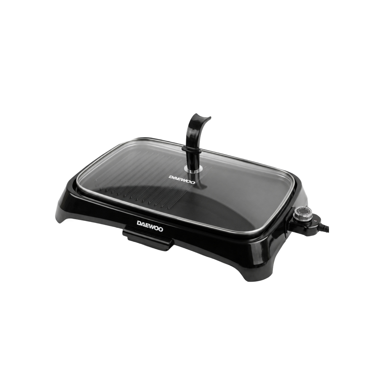 Parrilla Eléctrica Con Tapa Negro Daewoo - Miniatura 3