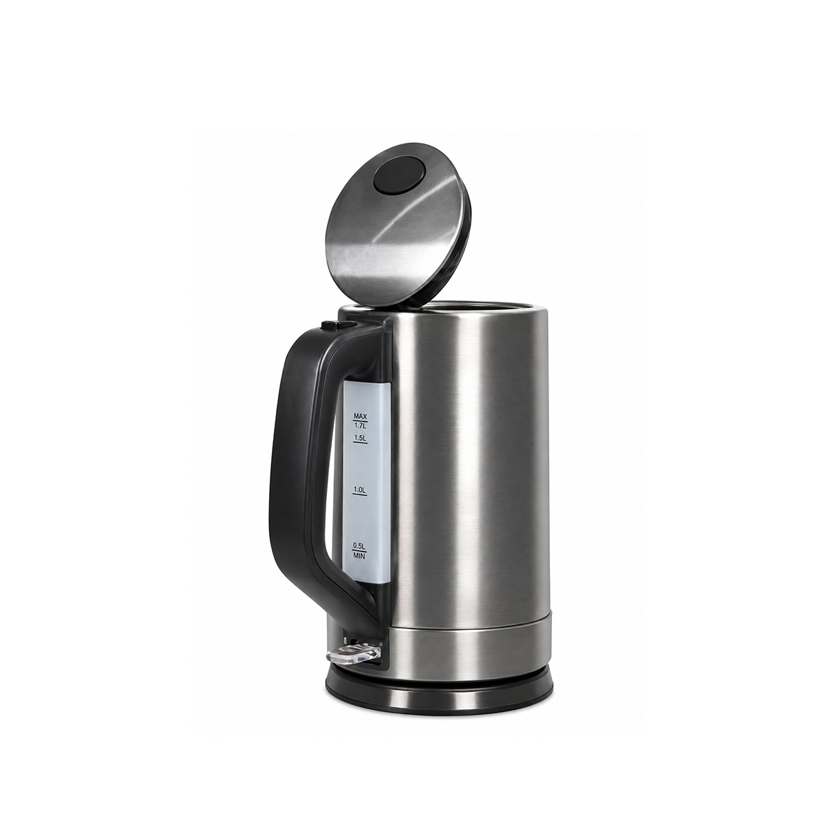 Tetera Eléctrica 1.7 Lt Acero Inoxidable Negro Bremen - Miniatura 2