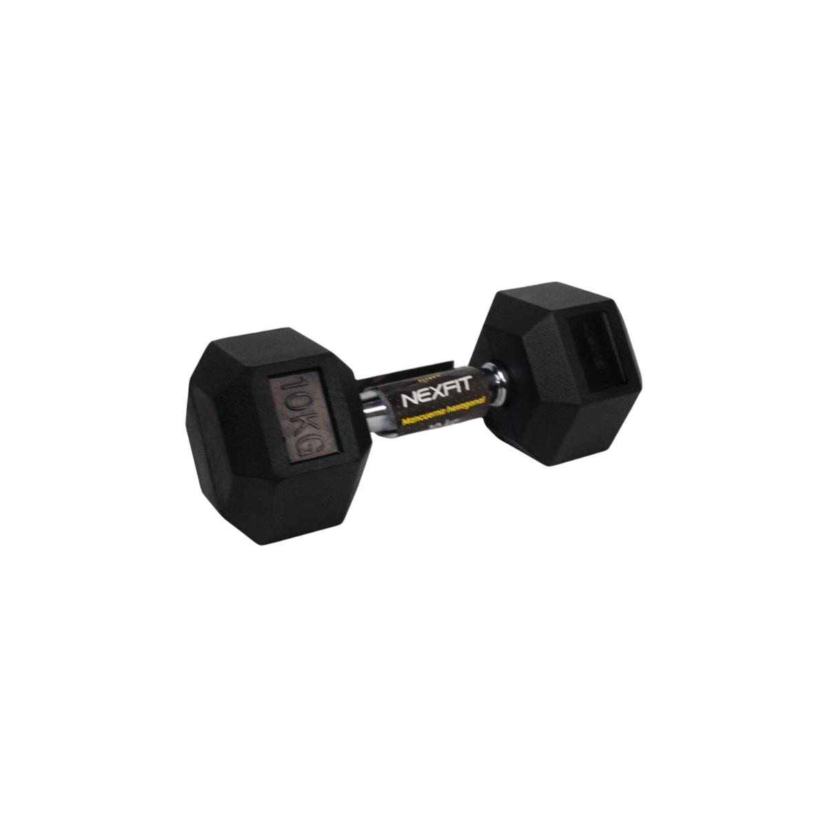 Mancuerna 10 Kg Hexagonal Negro Nexfit