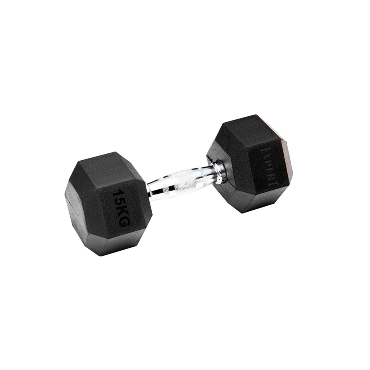Mancuerna 15 Kg Hexagonal Negro Nexfit