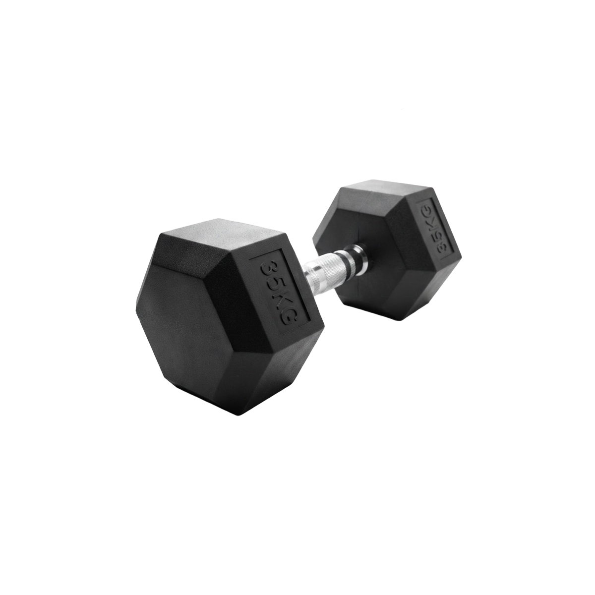 Mancuerna 35 Kg Hexagonal Color Negro Nexfit - Miniatura 2