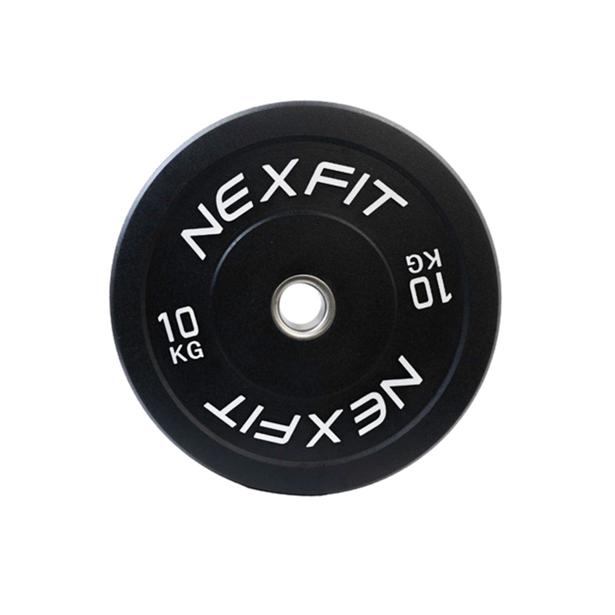 Disco De Pesas 10 Kg Para Musculación Color Negro Nexfit