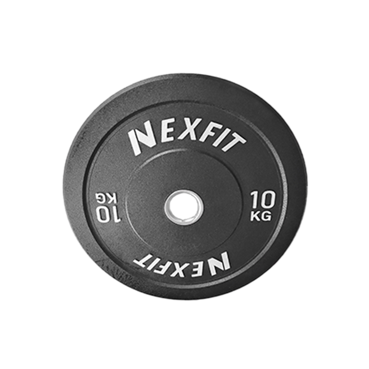 Disco De Pesas 10 Kg Para Musculación Color Negro Nexfit - Miniatura 2