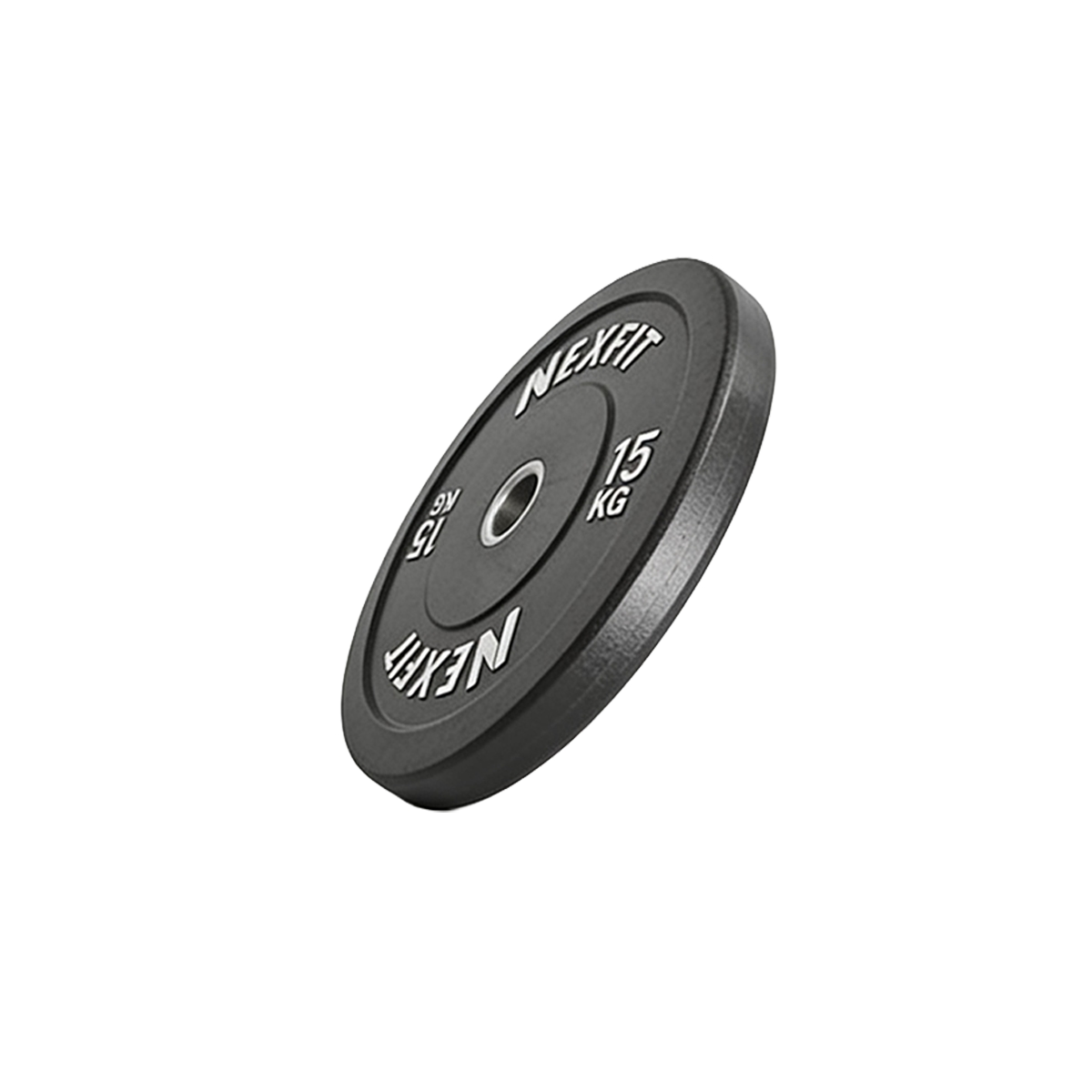 Disco De Pesas 15 Kg Color Negro Nexfit - Miniatura 2