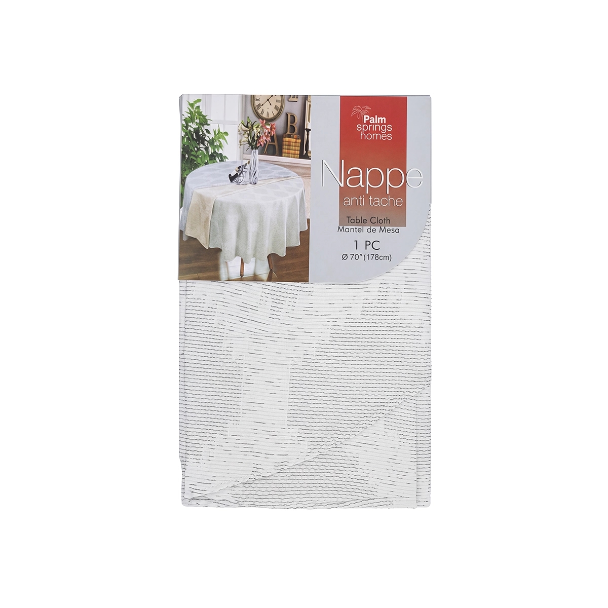 Mantel De Mesa Con Detalles Plateados Palm Springs Homes - Miniatura 2