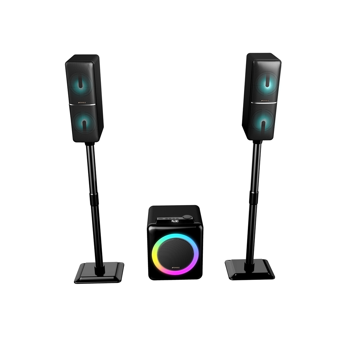 Cornetas Con Subwoofer Y Bluetooth 120W Color Negro Sansui - Miniatura 2