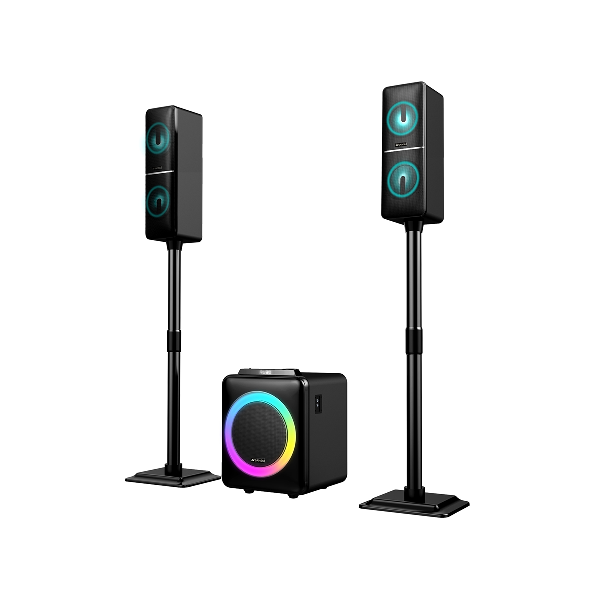 Cornetas Con Subwoofer Y Bluetooth 120W Color Negro Sansui - Miniatura 3