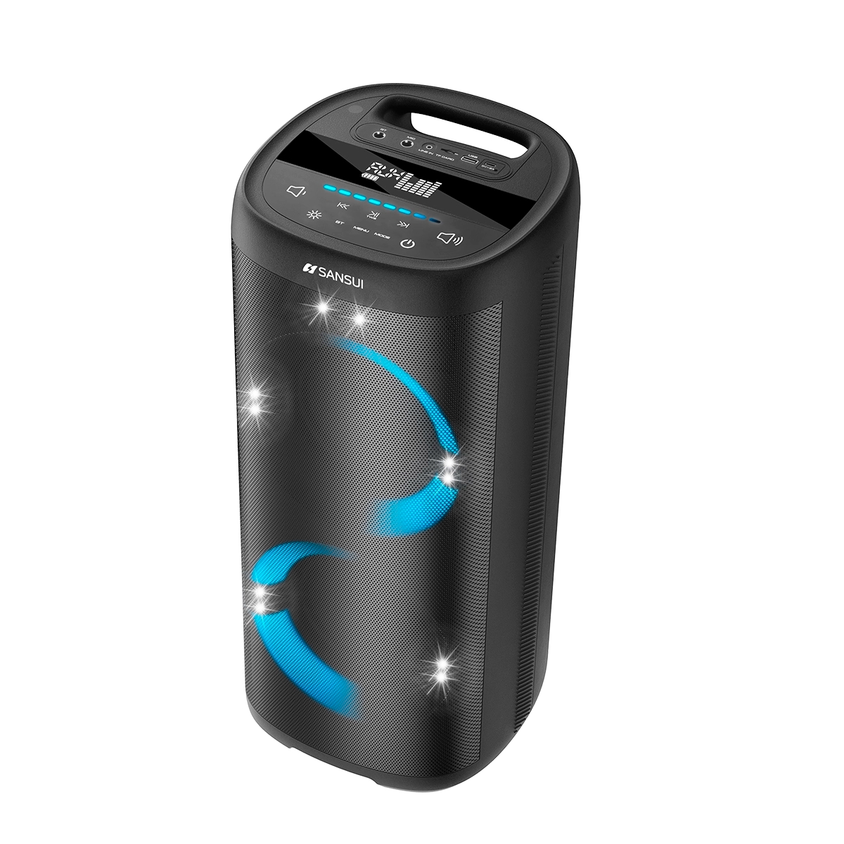 Corneta Bluetooth Inalámbrica 60W Color Negro Sansui - Miniatura 3