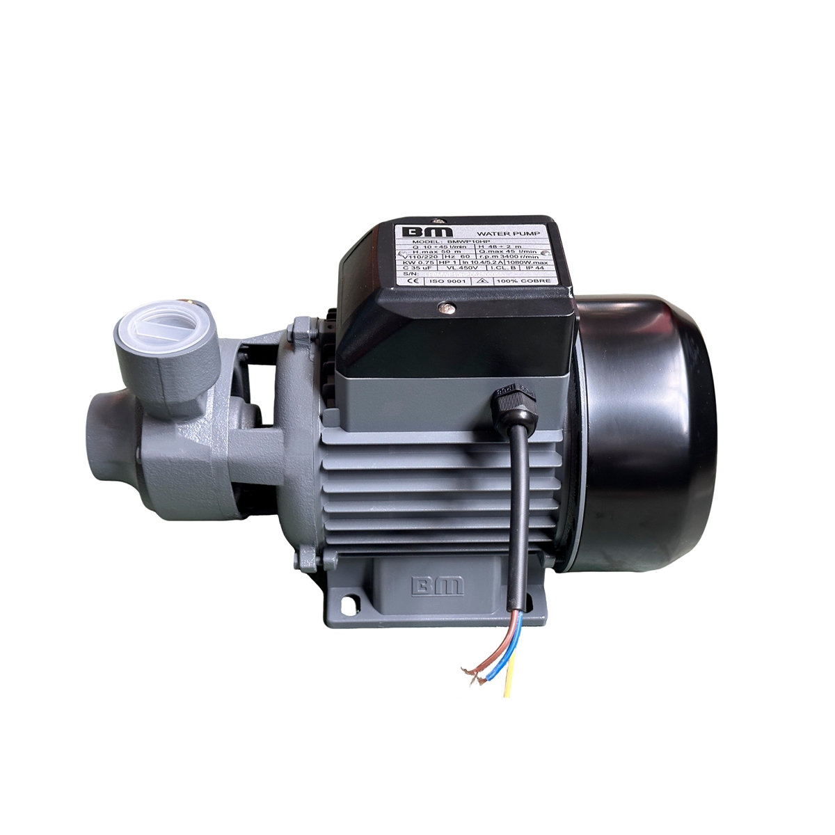 Bomba De Agua 1 HP Voltaje 110V / 220V BM
