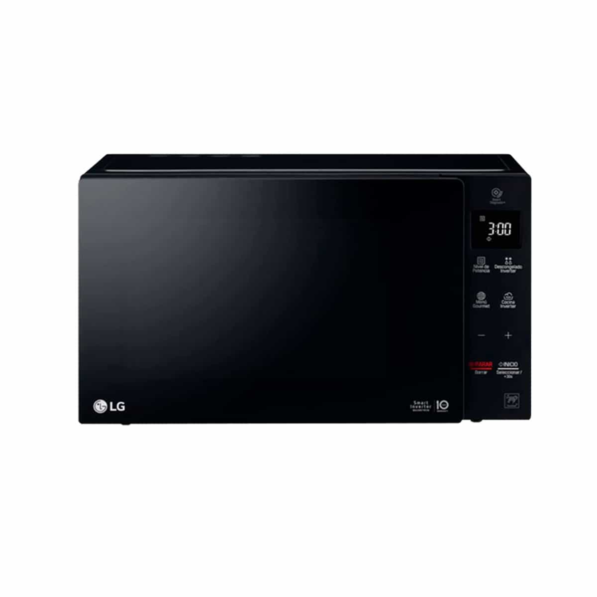 Microondas Smart Inverter 0.9 Pies Color Negro Ahumado LG