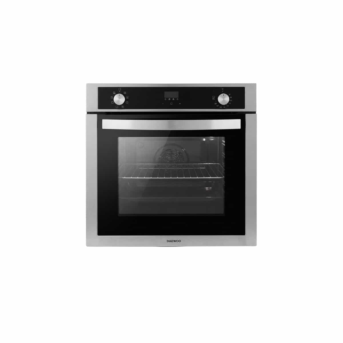 Horno Eléctrico Acero Inoxidable 8 Funciones Panel Digital y Perilla Daewoo