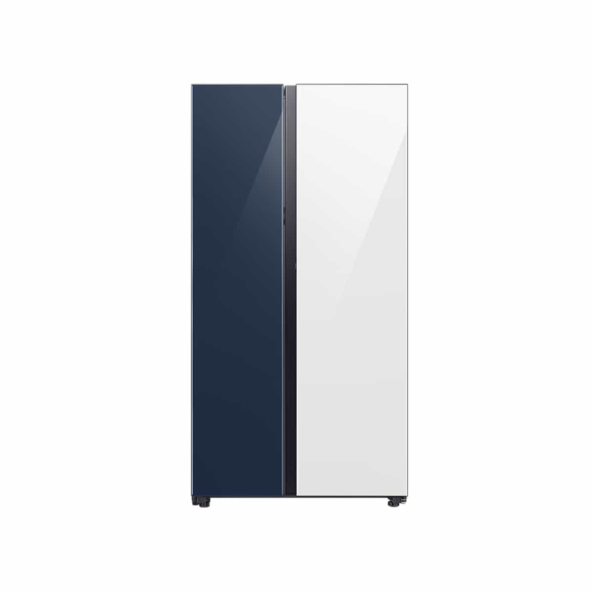 Nevera Side by Side Bespoke 28 Pies color Azul y Blanco Samsung