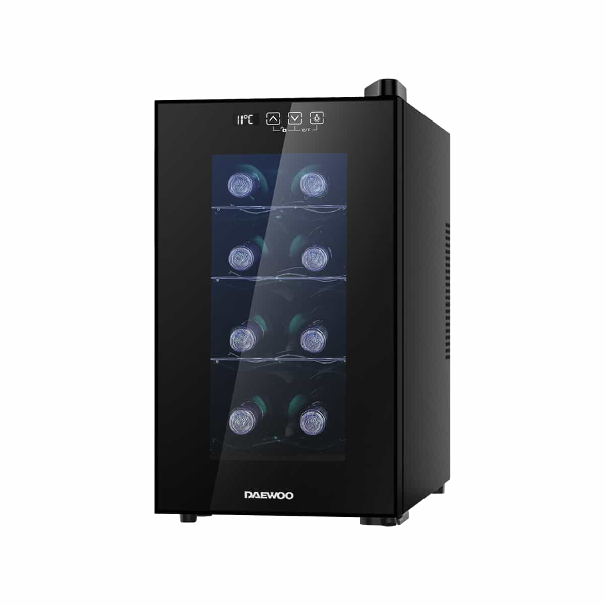 Vinera De 8 Botellas Negro Daewoo
