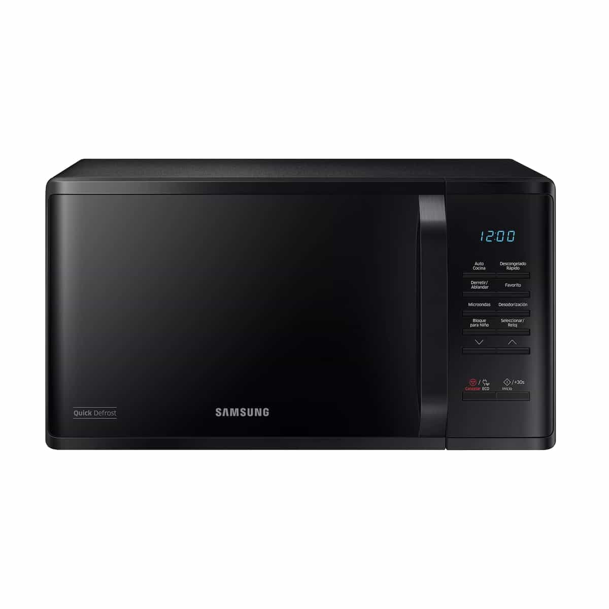 Microondas 0.8 Pies Acero Inoxidable Color Negro Samsung