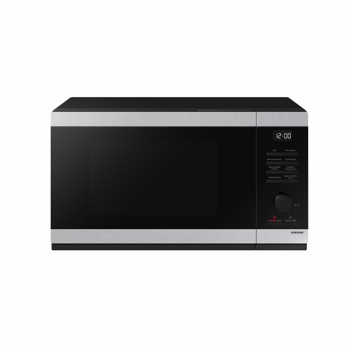 Horno Microondas Con Grill 1.0 Pie Acero Inoxidable Color Gris Samsung