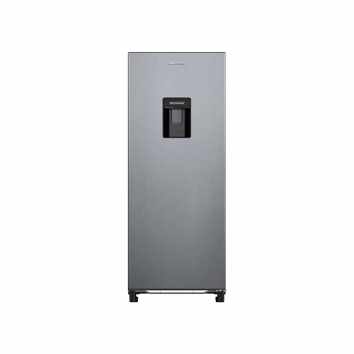 Nevera 8 Pies con Dispensador de Acero Inoxidable color Plata Sansui