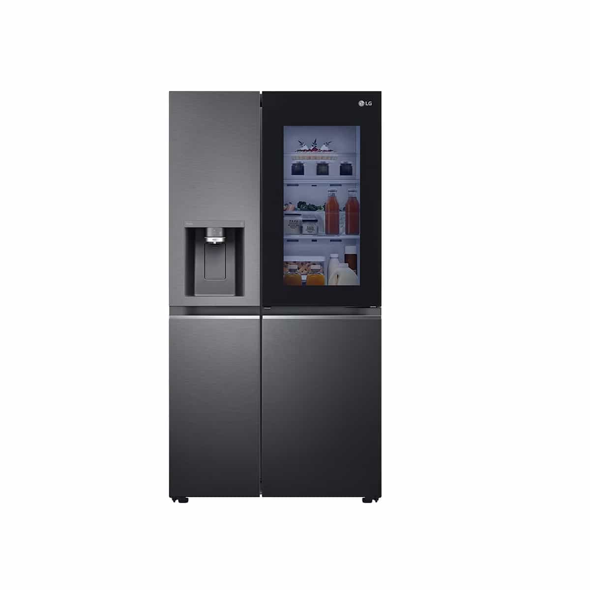 Nevera Side by Side 24 Pies con Dispensador InstaView color Gris LG