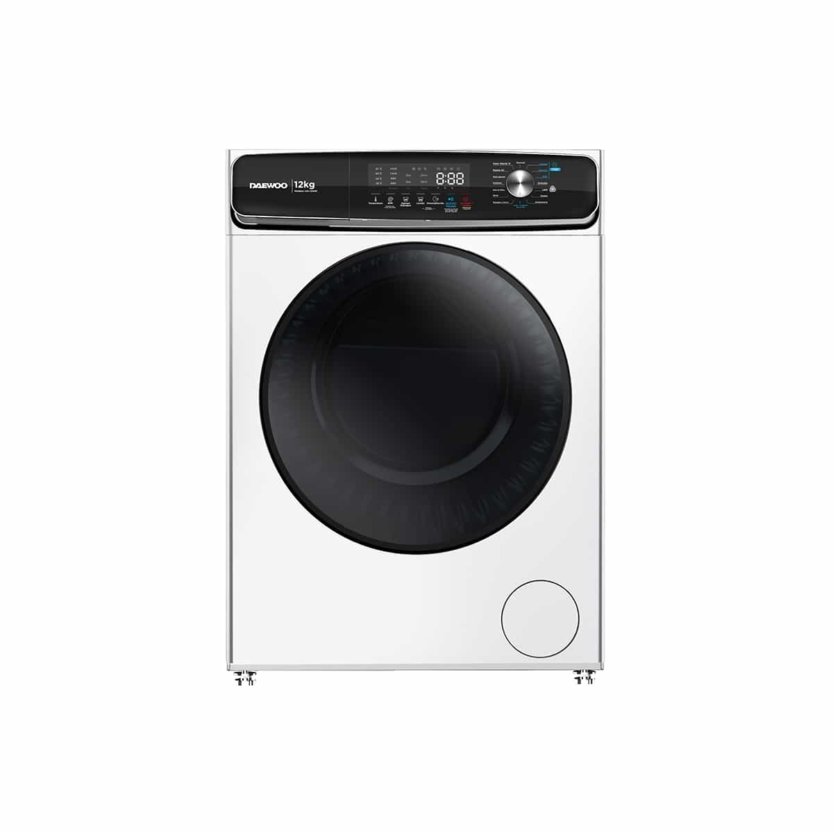Lavadora Carga Frontal De 12 Kg Inverter Color Blanco Daewoo