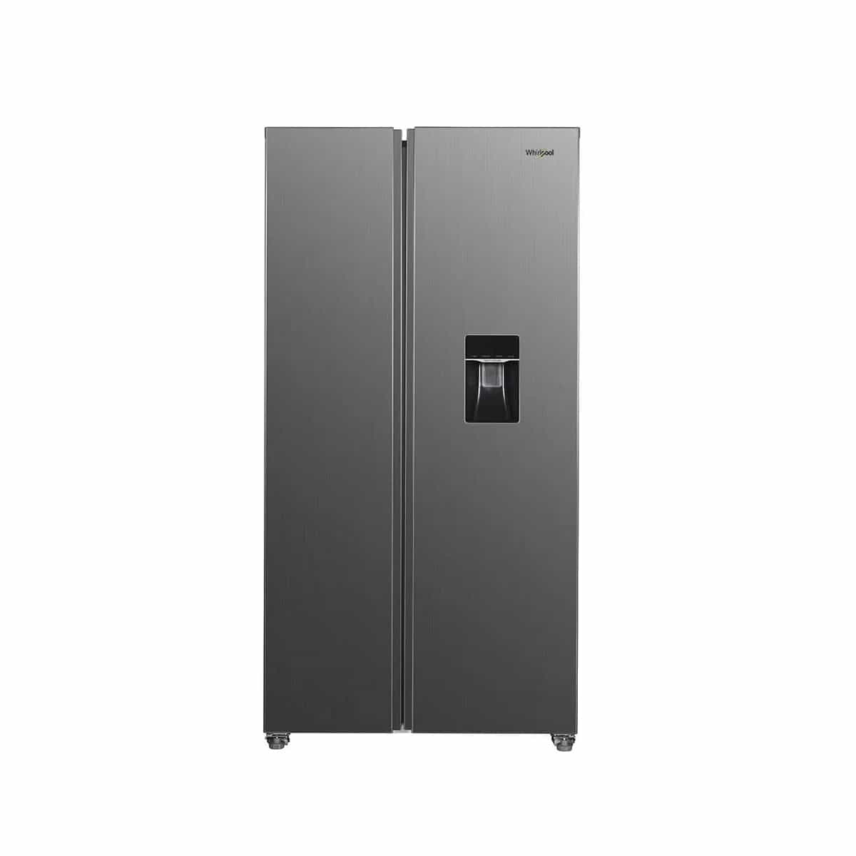 Nevera Side By Side 18 Pies color Gris Con Dispensador Whirlpool