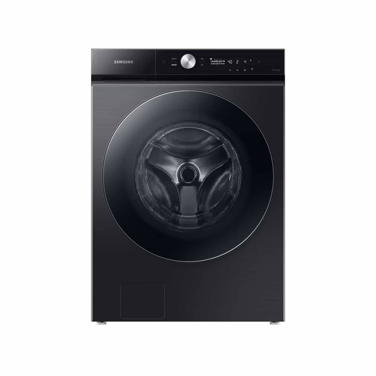 Lavadora Automática Carga Frontal De 25 Kg Bespoke Color Negro Samsung