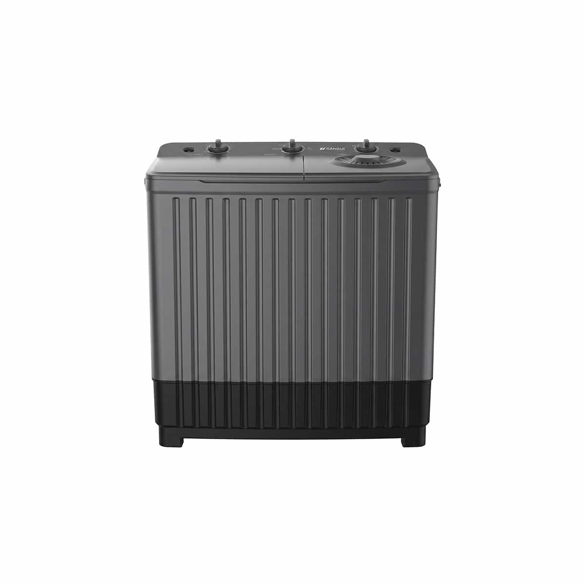 Lavadora Semiautomática Doble Tina De 5 Kg Color Gris Oscuro Sansui