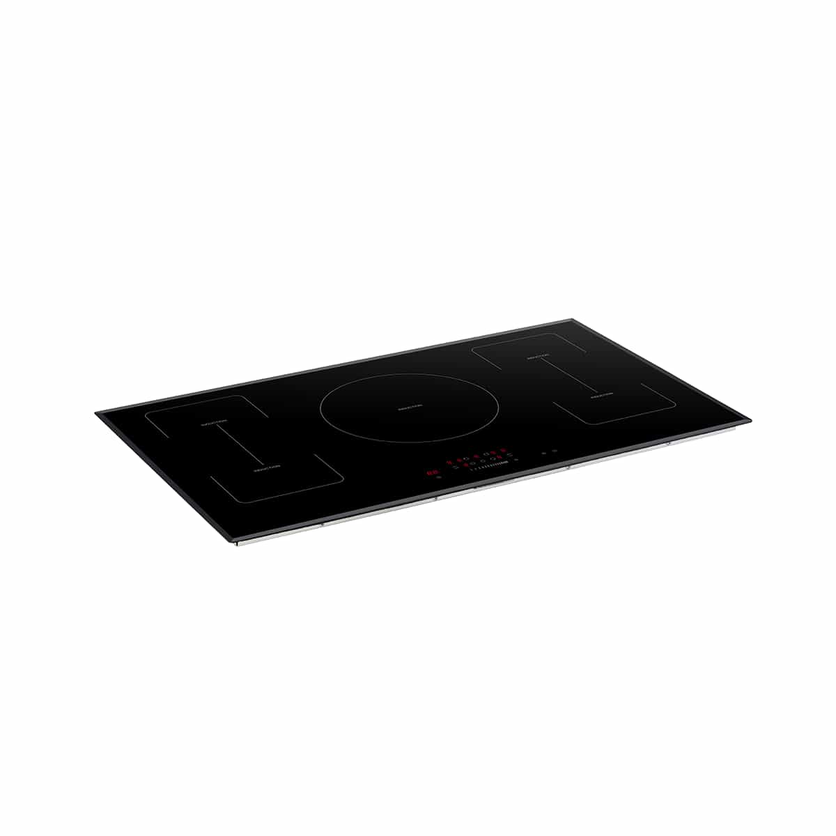 Tope De Inducción 90 Cm De 5 Hornillas Color Negro Ribelle