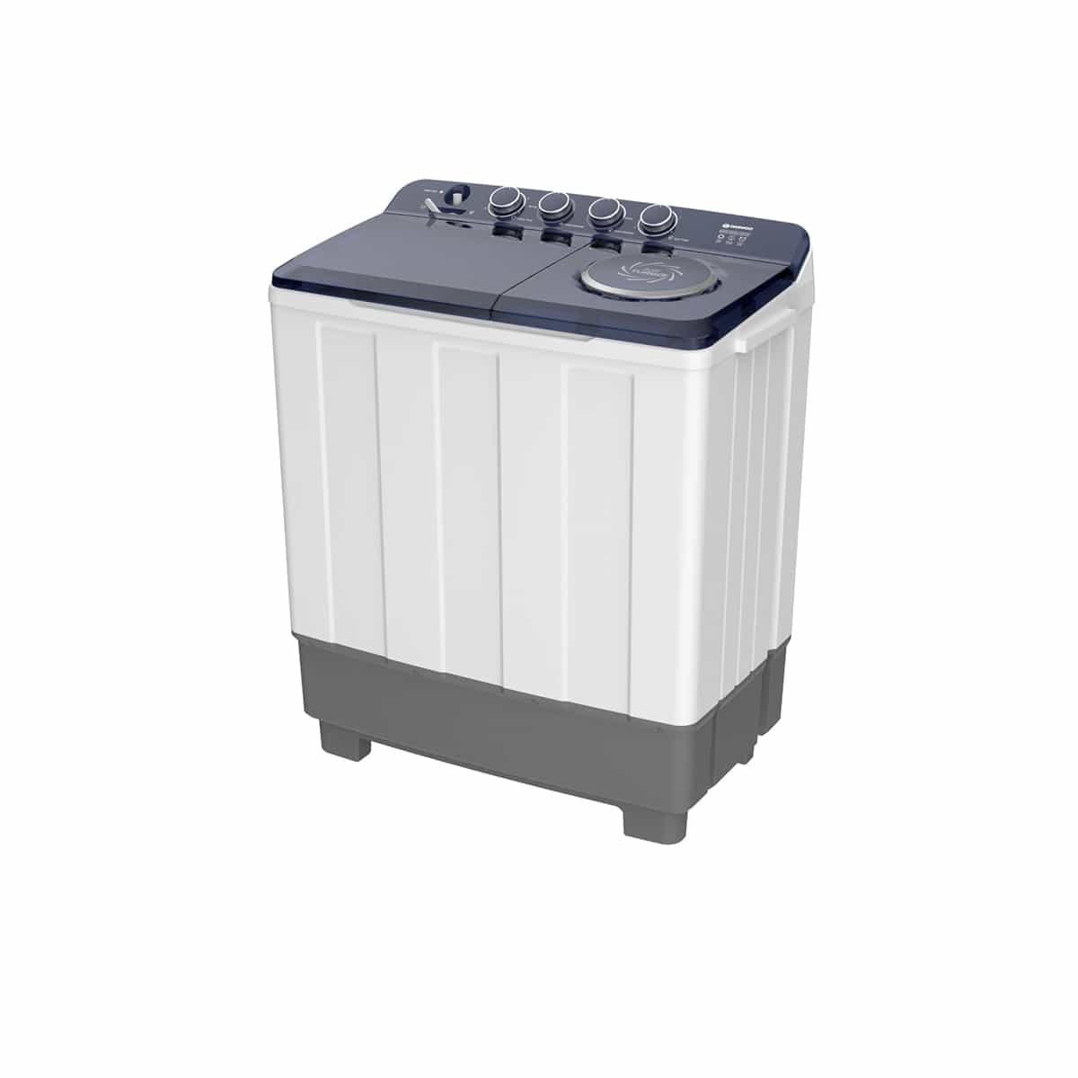 Lavadora Semiautomática Doble Tina De 14 Kg Color Gris Daewoo