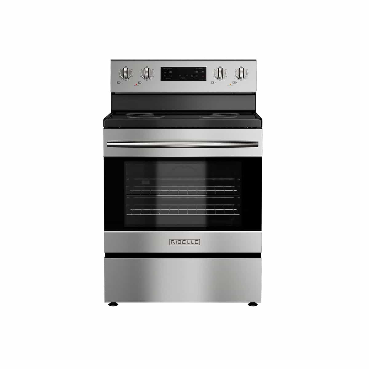 Cocina Electrica 30 Pulgadas 4 Hornillas en Acero Inoxidable Ribelle