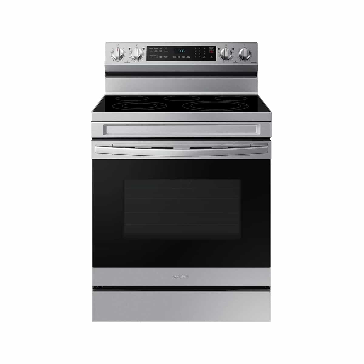 Cocina Electrica 30 Pulgadas 5 Hornilla WiFi en Acero Inoxidable Samsung
