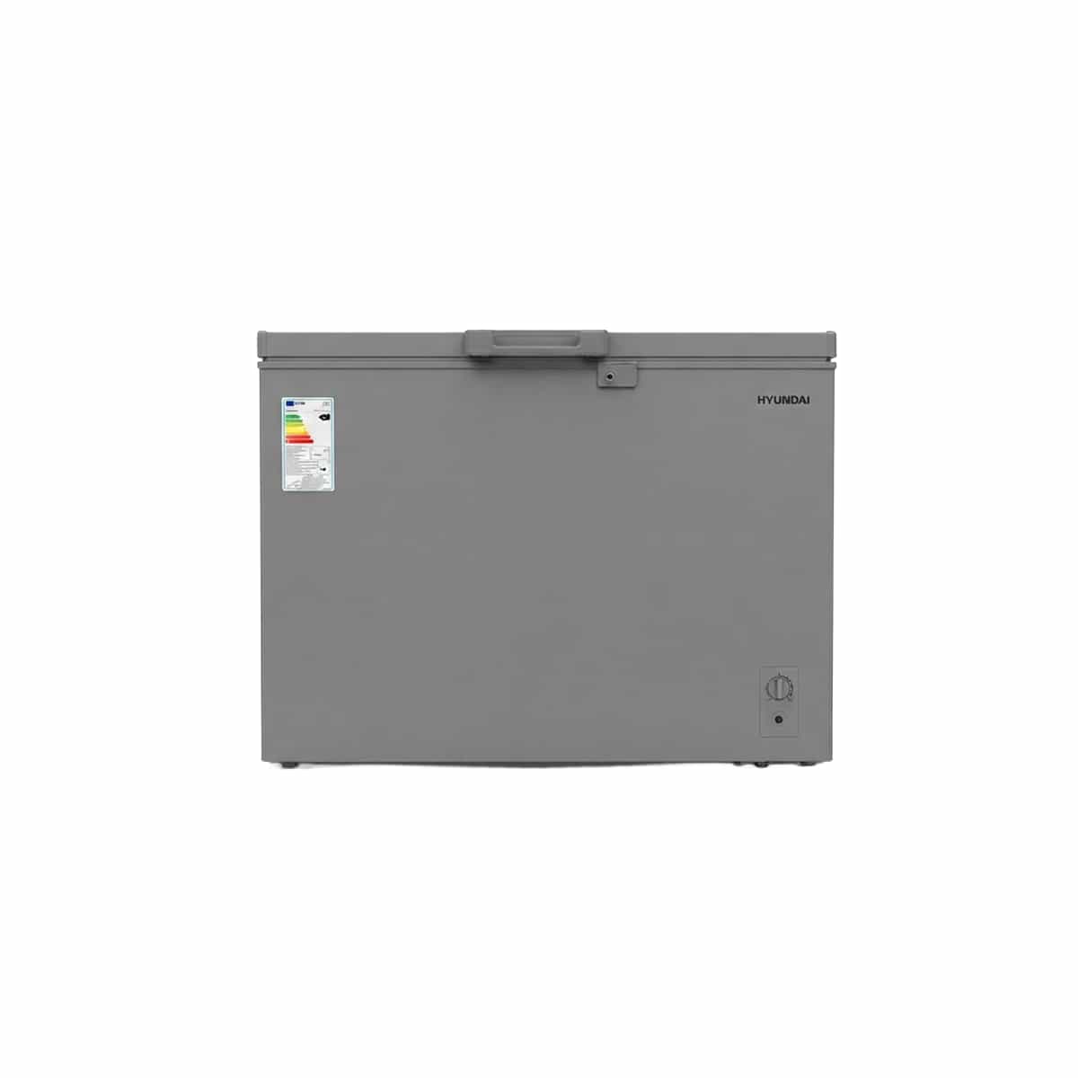 Congelador Horizontal 13 Pies Color Gris Hyundai