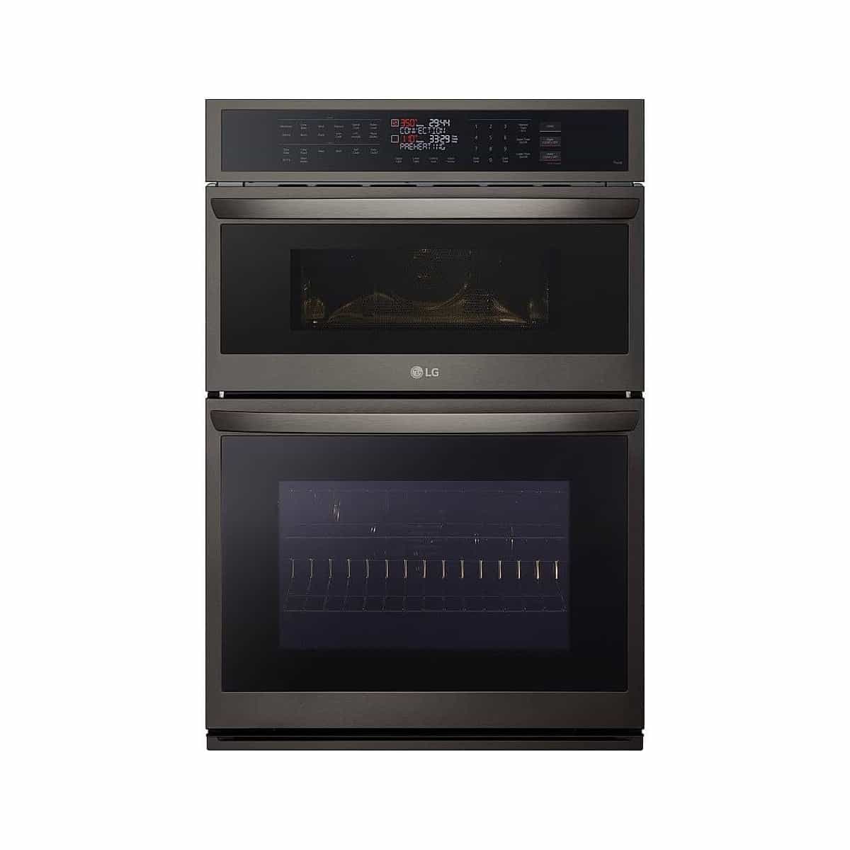 Horno Doble 30 Pulgadas Panel Tactil Color Negro LG