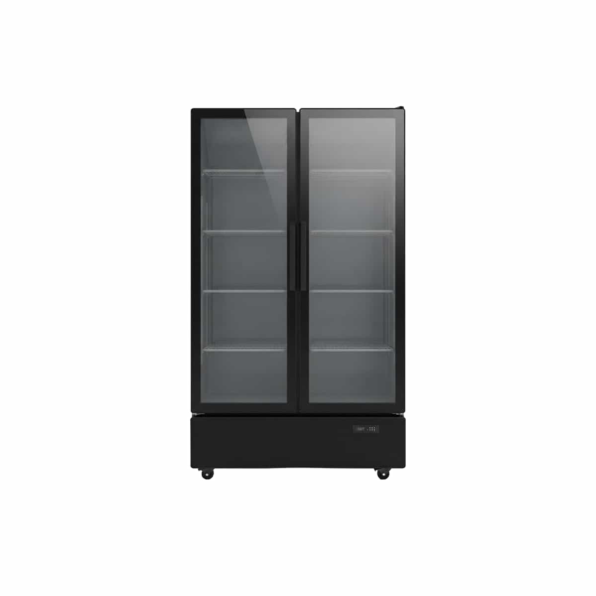 Nevera Comercial de 33 Pies Vertical Dos Puertas Acero Inoxidable Daewoo
