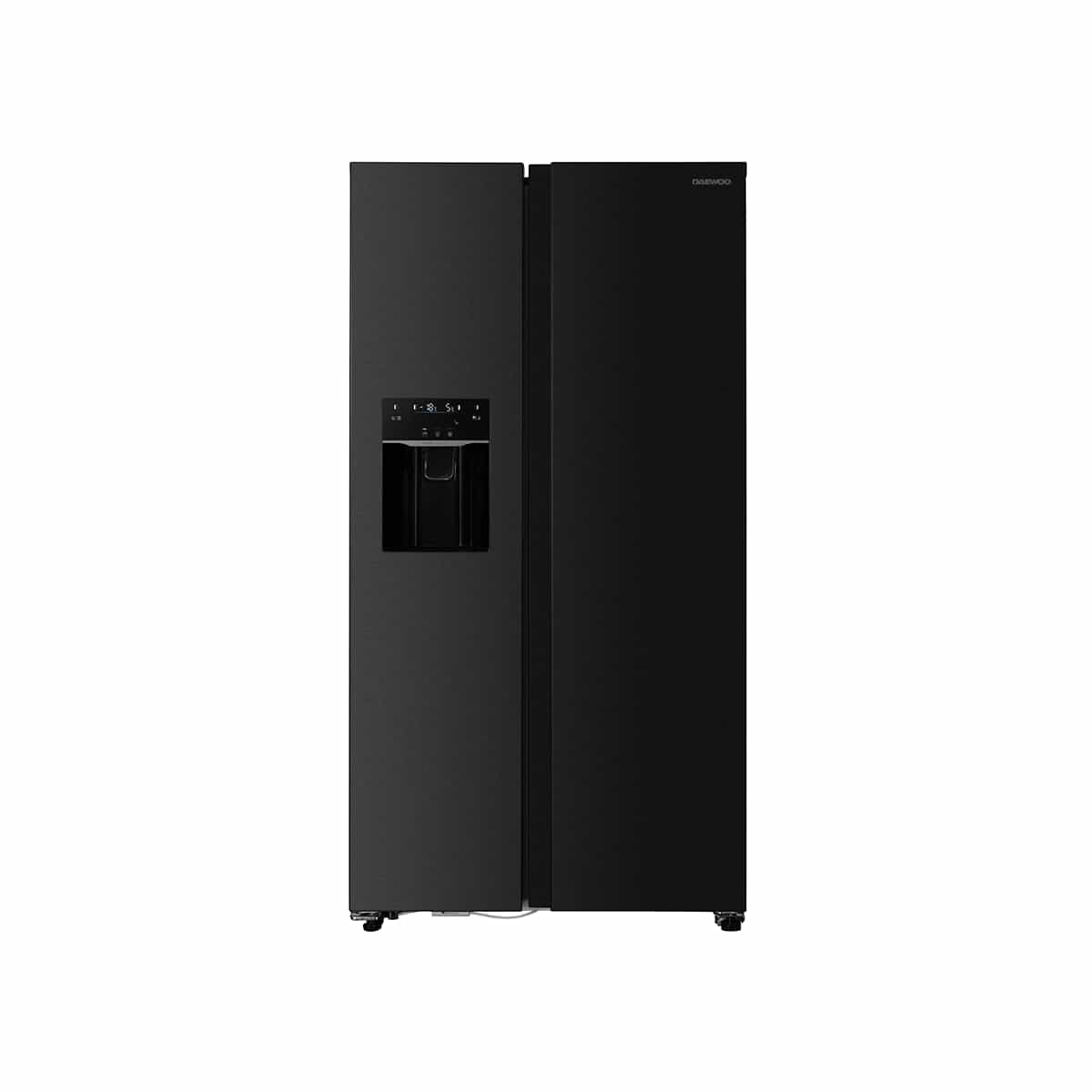 Nevera Side by Side Inverter 22 Pies con Dispensador y Fabricador de Hielo Color Negro Daewoo