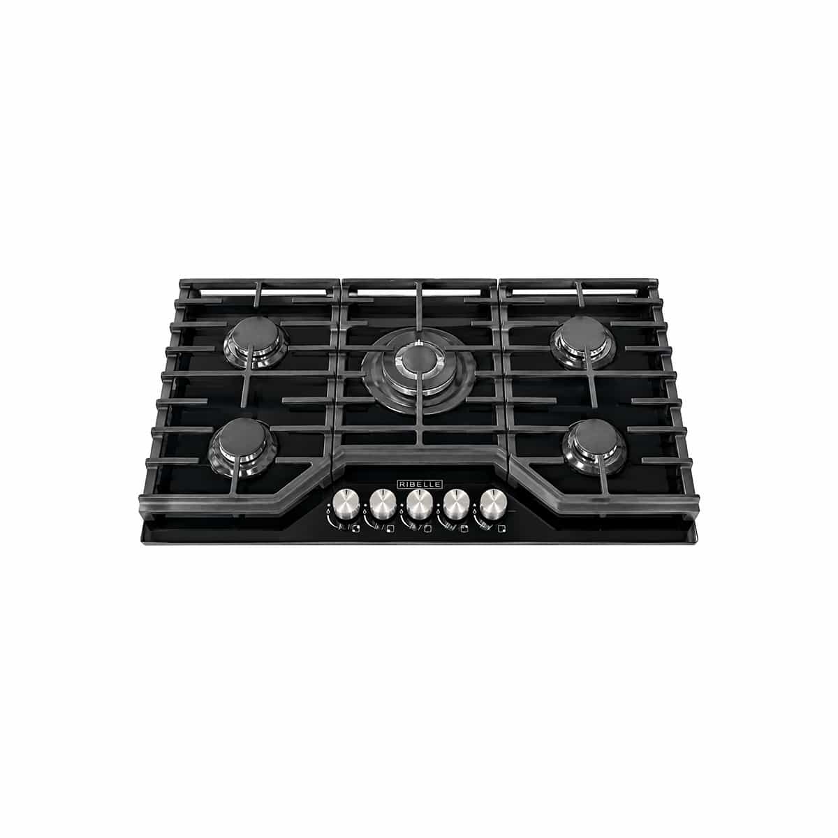 Tope de Cocina a Gas 5 Hornillas Ribelle